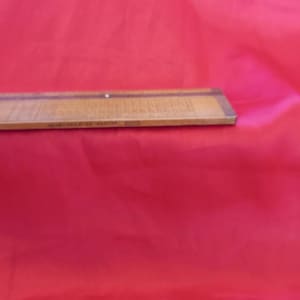 Regola antica J Rabone and Sons Corda in legno di bosso e calibro a catena, primo numero 1207 Corda antica e calibro a catena realizzato a Birmingham J Rabone & Sons