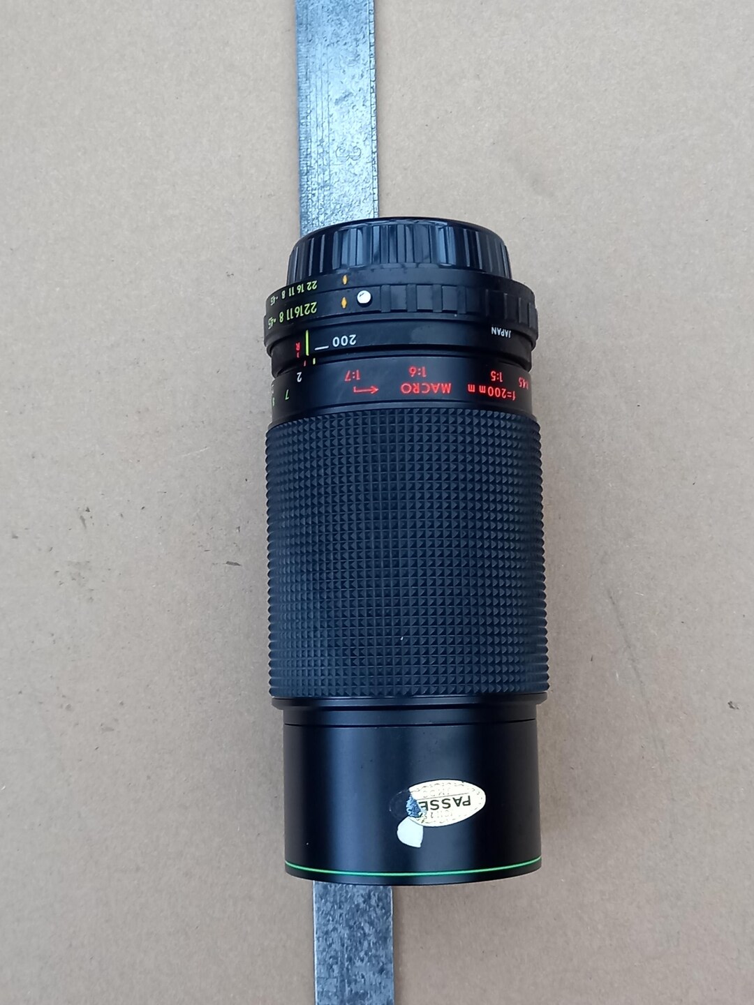 OBJECTIF HANIMEX AUTOMATIC ZOOM C-MACRO 1:4,5 f= 80 - 200 mm