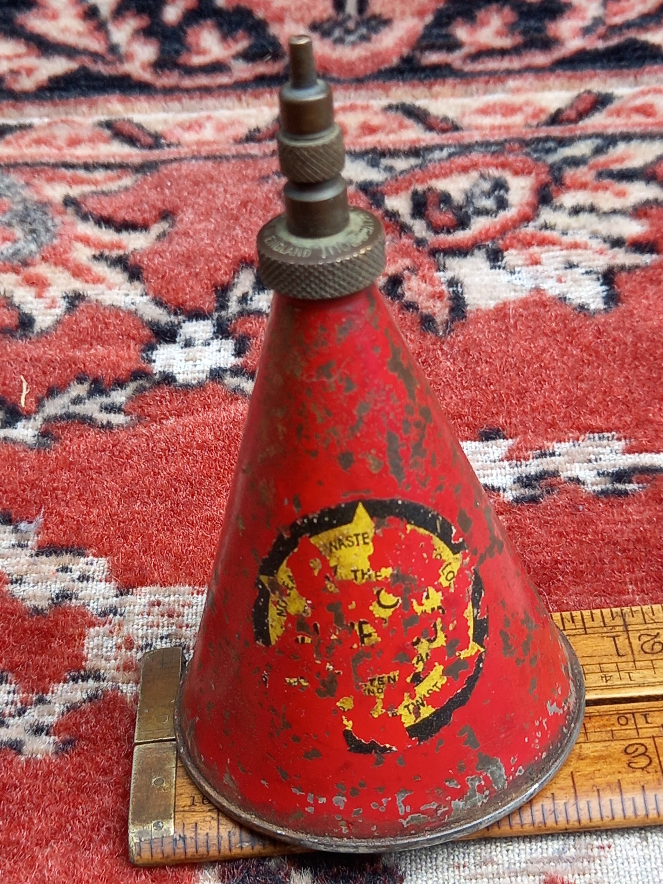 Vintage Vale Spout Conical Oil Can Thumb Press - Etsy