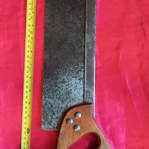 Vintage ståltappsåg - Tillverkad i Sheffield - Redo att arbeta