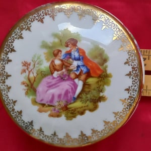 Vintage Limoges French bone china trinket dish with cover. Limoges French pottery very collectible ideal Christmas present she's worth it