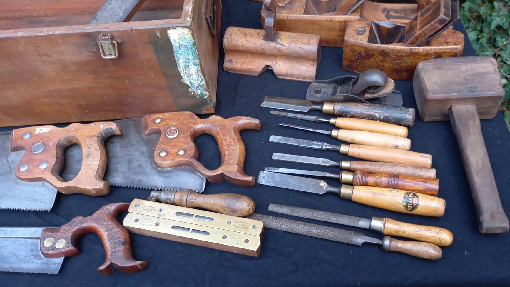 Joiners Tool Kit Circa 1920,lots of Pieces All in Good Used Condition