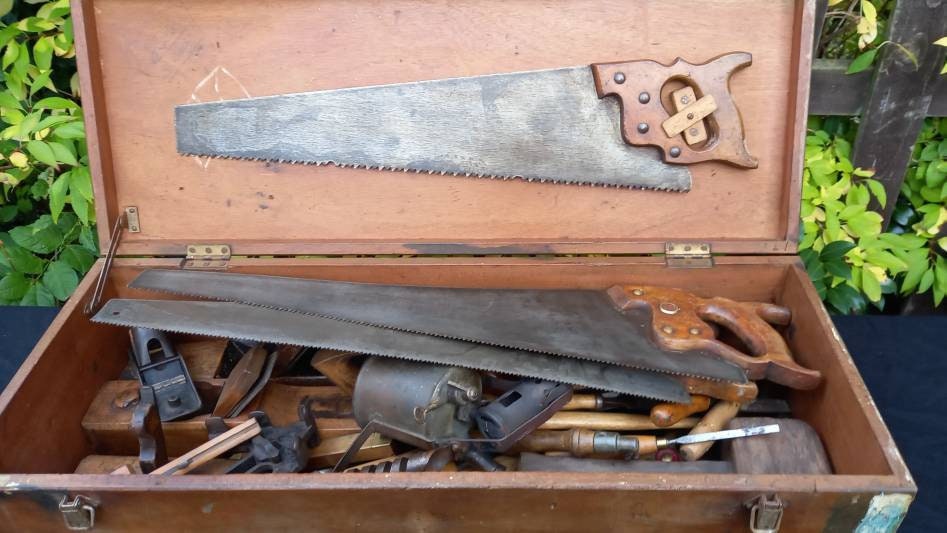Joiners Tool Kit Circa 1920,lots of Pieces All in Good Used Condition