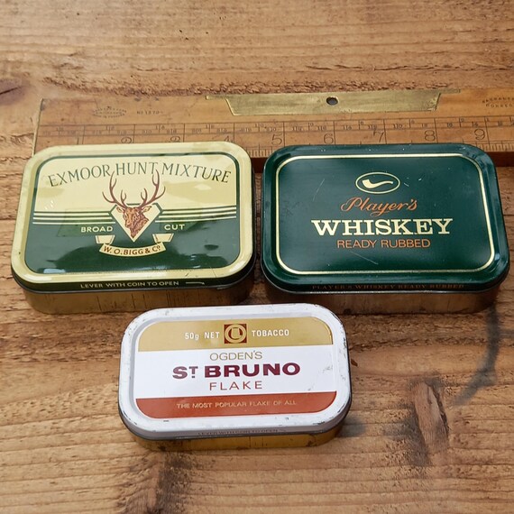 Vintage Tobacco Tins: Exmoor Hunt, Players, Ogden's St Bruno