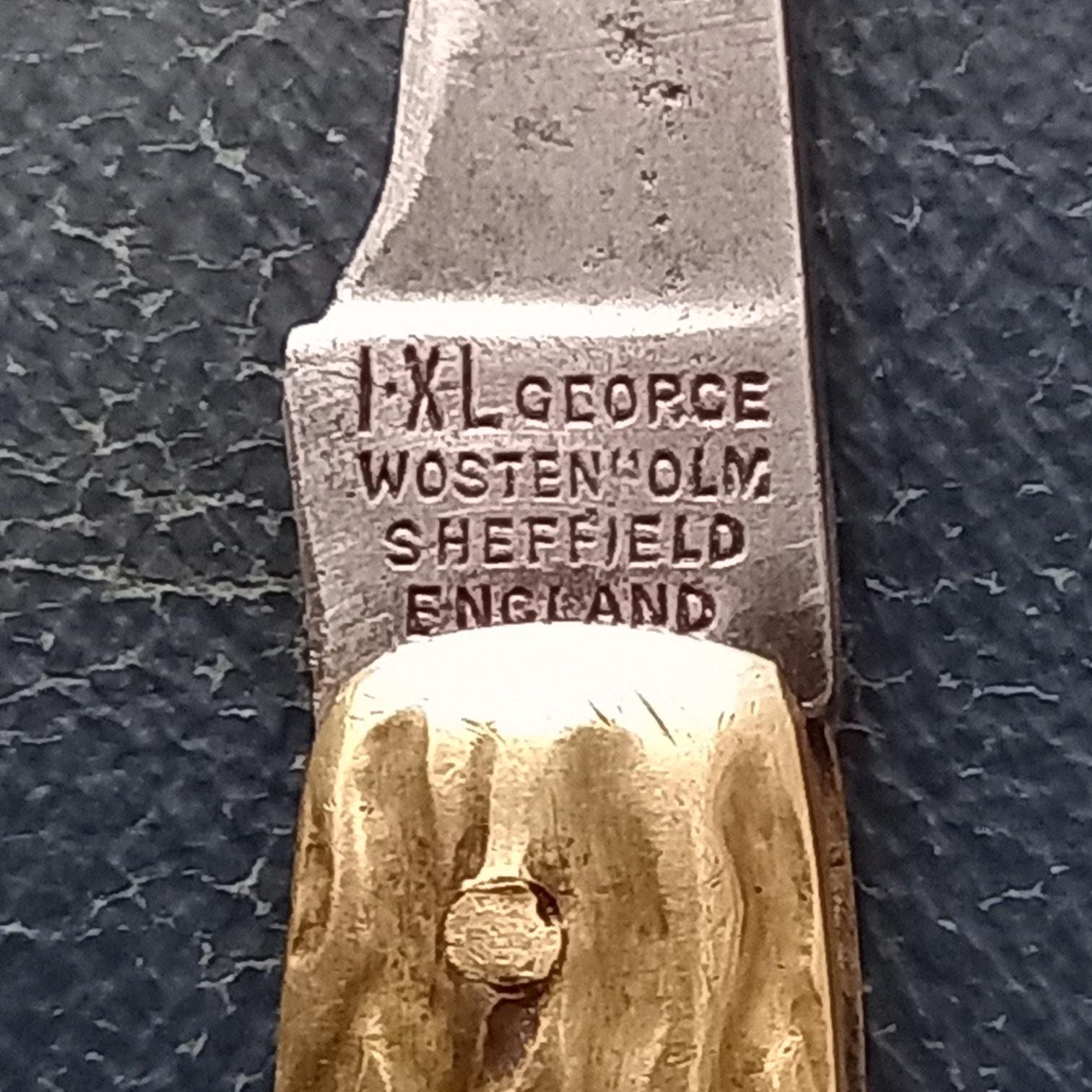 Vintage IXL George Wostenholm Sheffield Jack Knife: Circa 1900 - Etsy