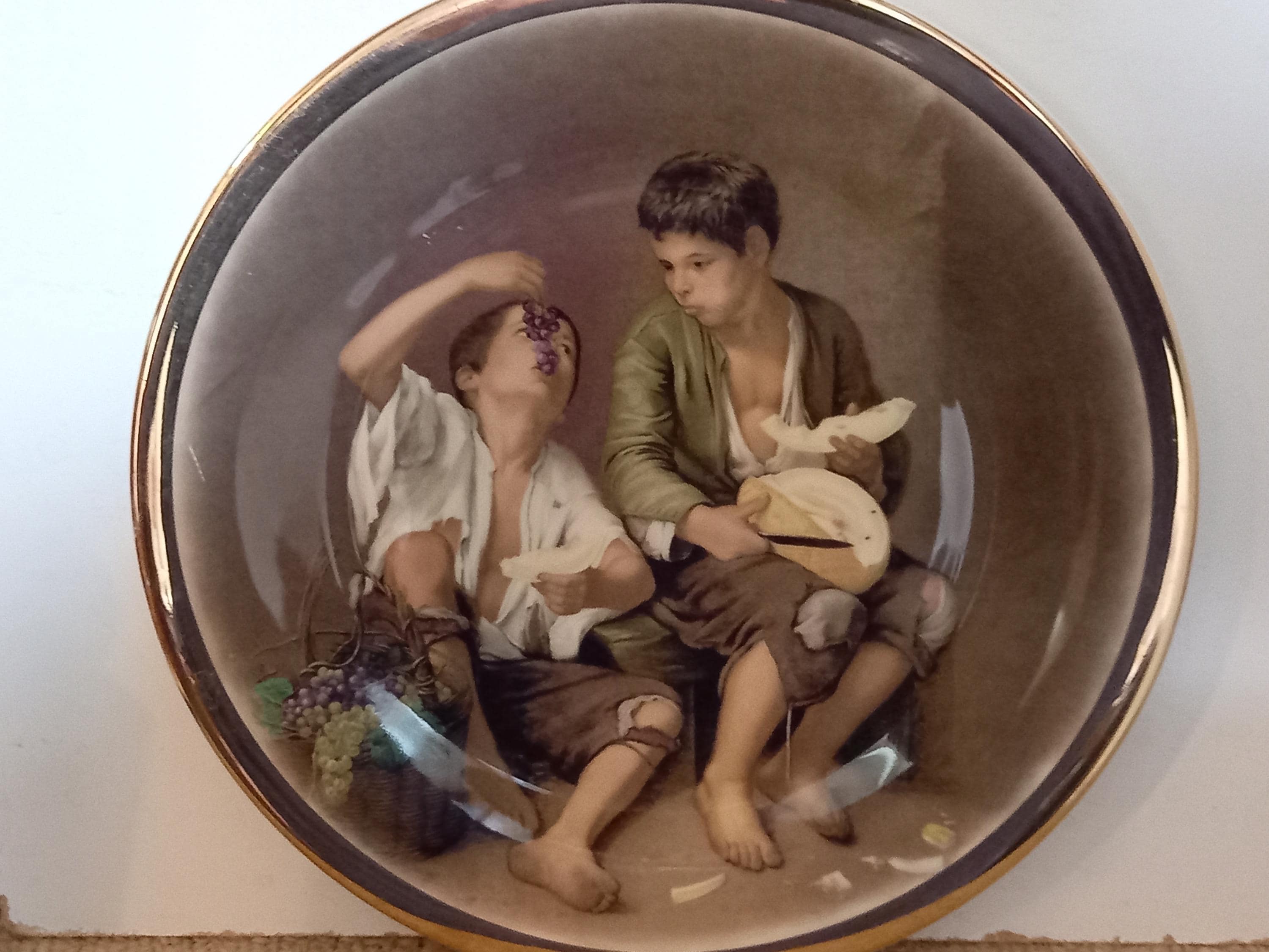 The Beggar Boys ,maker Fenton China Company  English bone China. Now this masterpiece hangs in The Pinakothek Munich