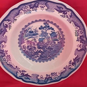 Vintage Masons willow Soup Bowl or fruit dish there are 7 in total each one sold speratley