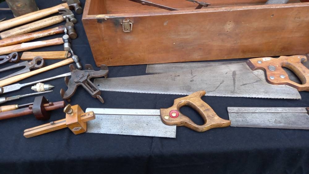 Joiners Tool Kit Circa 1920,lots of Pieces All in Good Used Condition