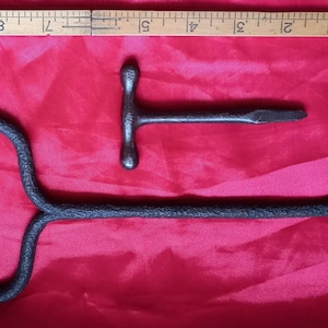Antique blacksmith made, grate lifters good condition usable condition don't see many of these around but if you need them I've got them.