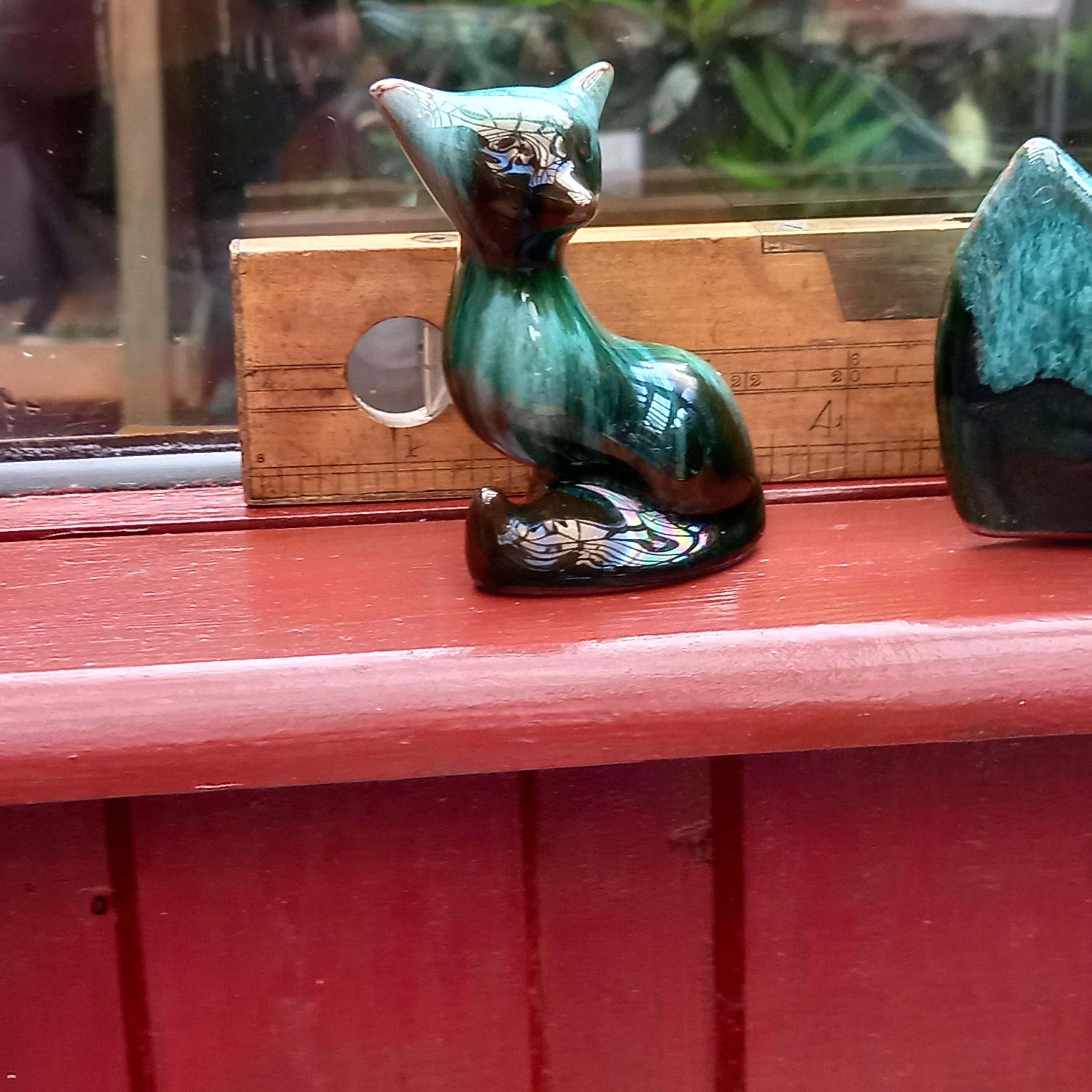 Blue Mountain Pottery Fox and Indian Canoe Figurines - Etsy