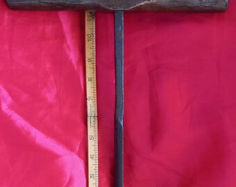 Handmade Blacksmith Reamer: 1700s Wrought Iron blacksmith made.