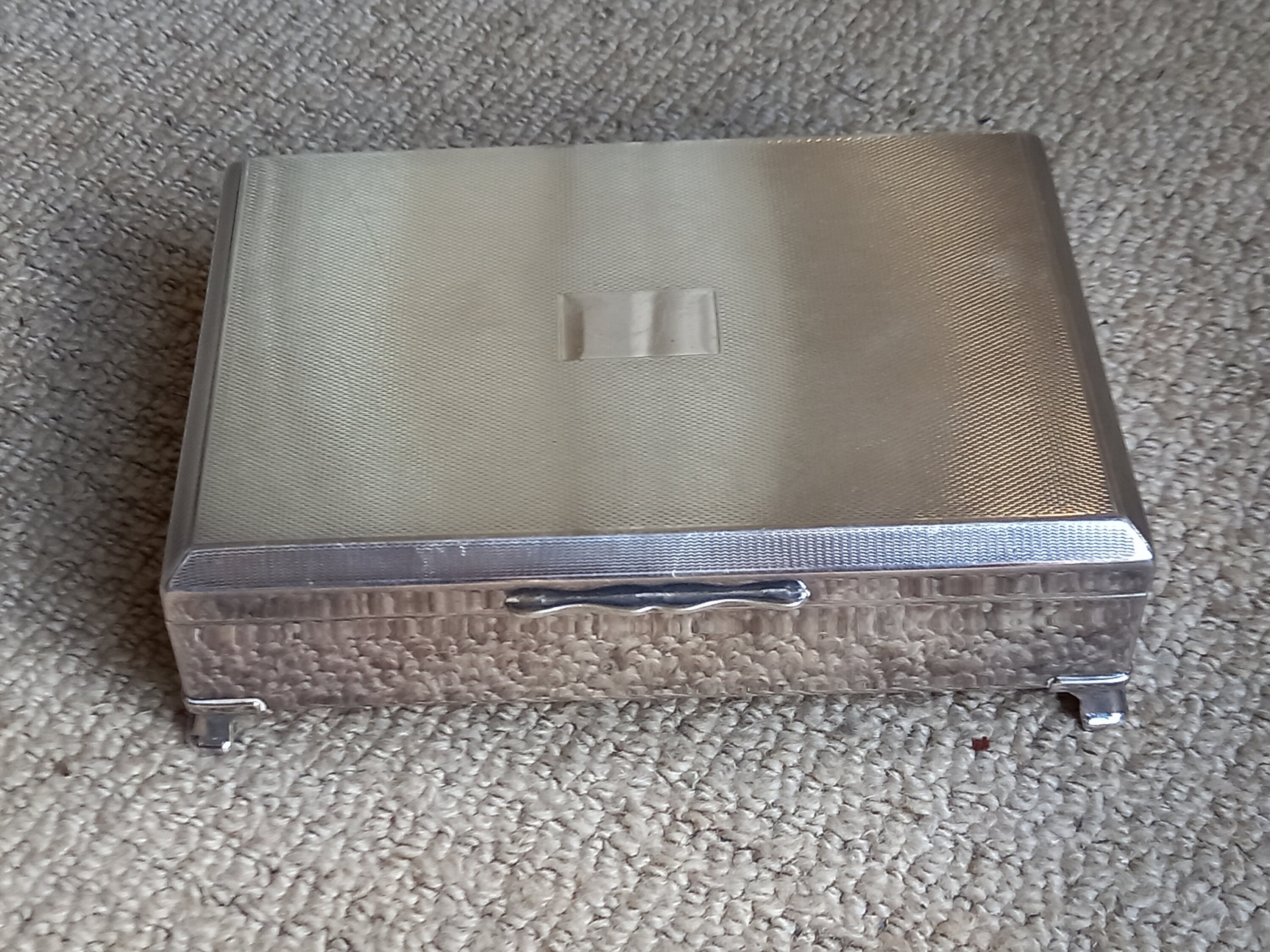 aristocrat cigarette box Vintage Cigarette Box EPNS Aristocrat Jewelry Box - Made in England