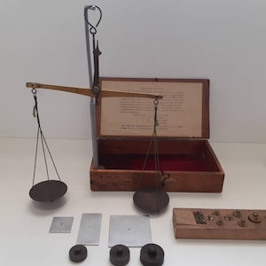 Apparatus for testing the weight per yard of cloths &counts of cloths.