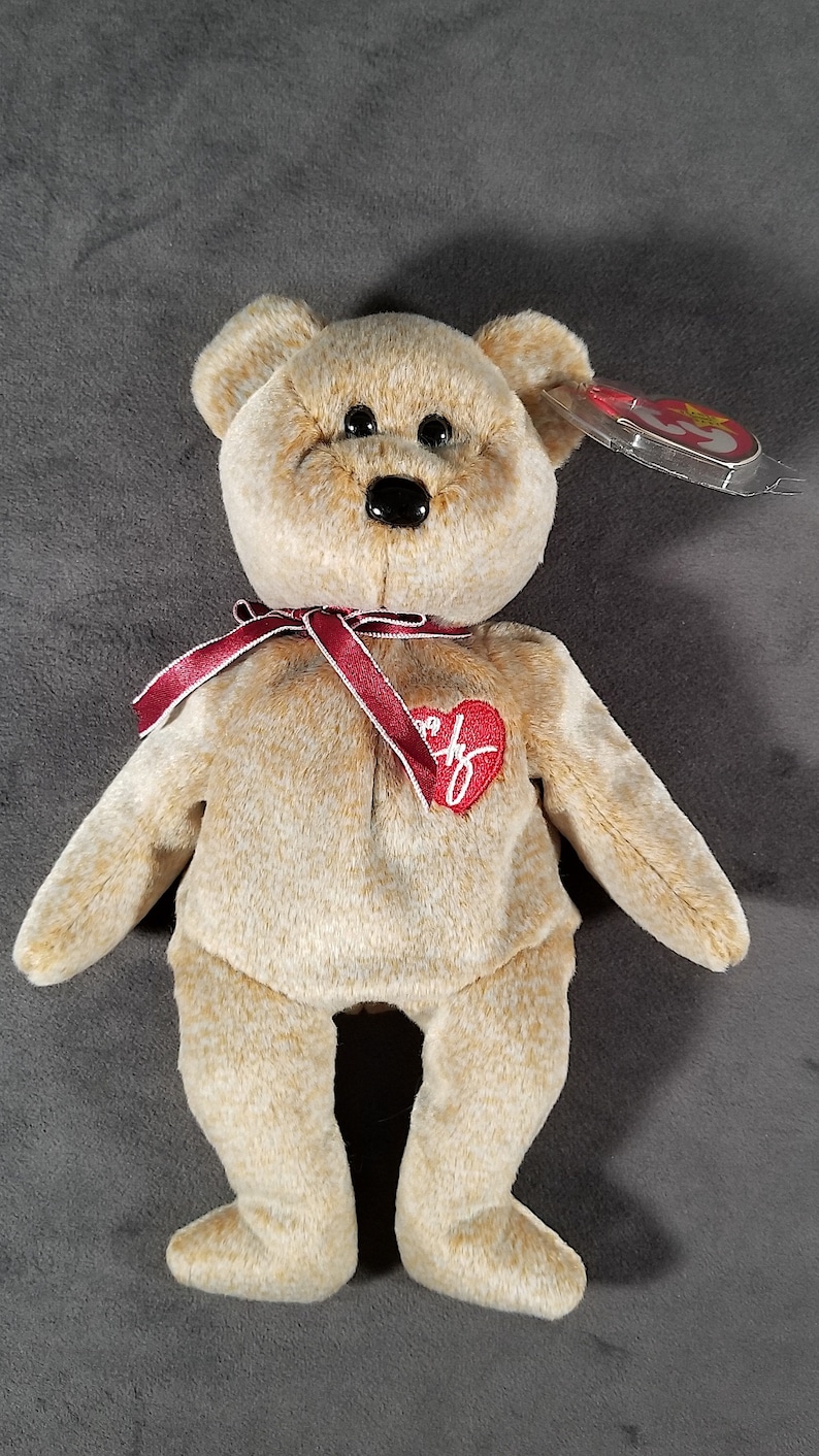 SIGNATURE BEAR 1999 Vintage TY Beanie Babies Retired With | Etsy