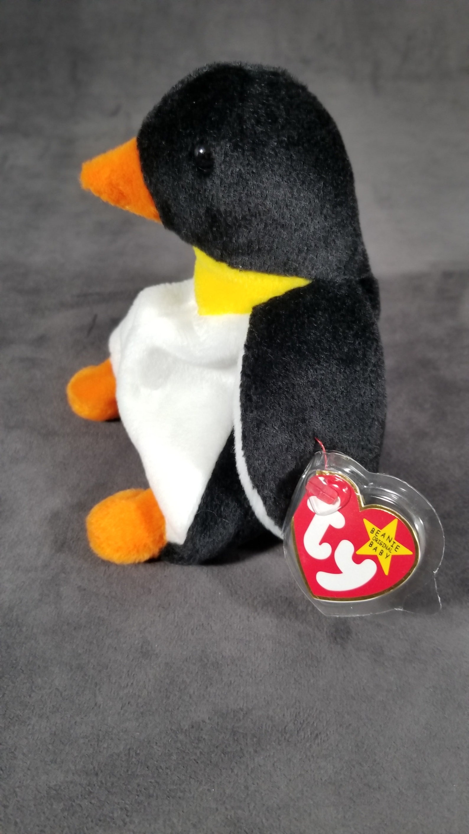 TY Beanie Babies WADDLE the PENGUIN 1995 Vintage Mint With | Etsy