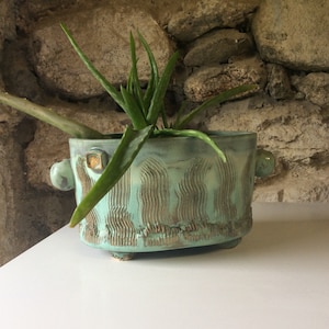 Weathered Bronze Planter