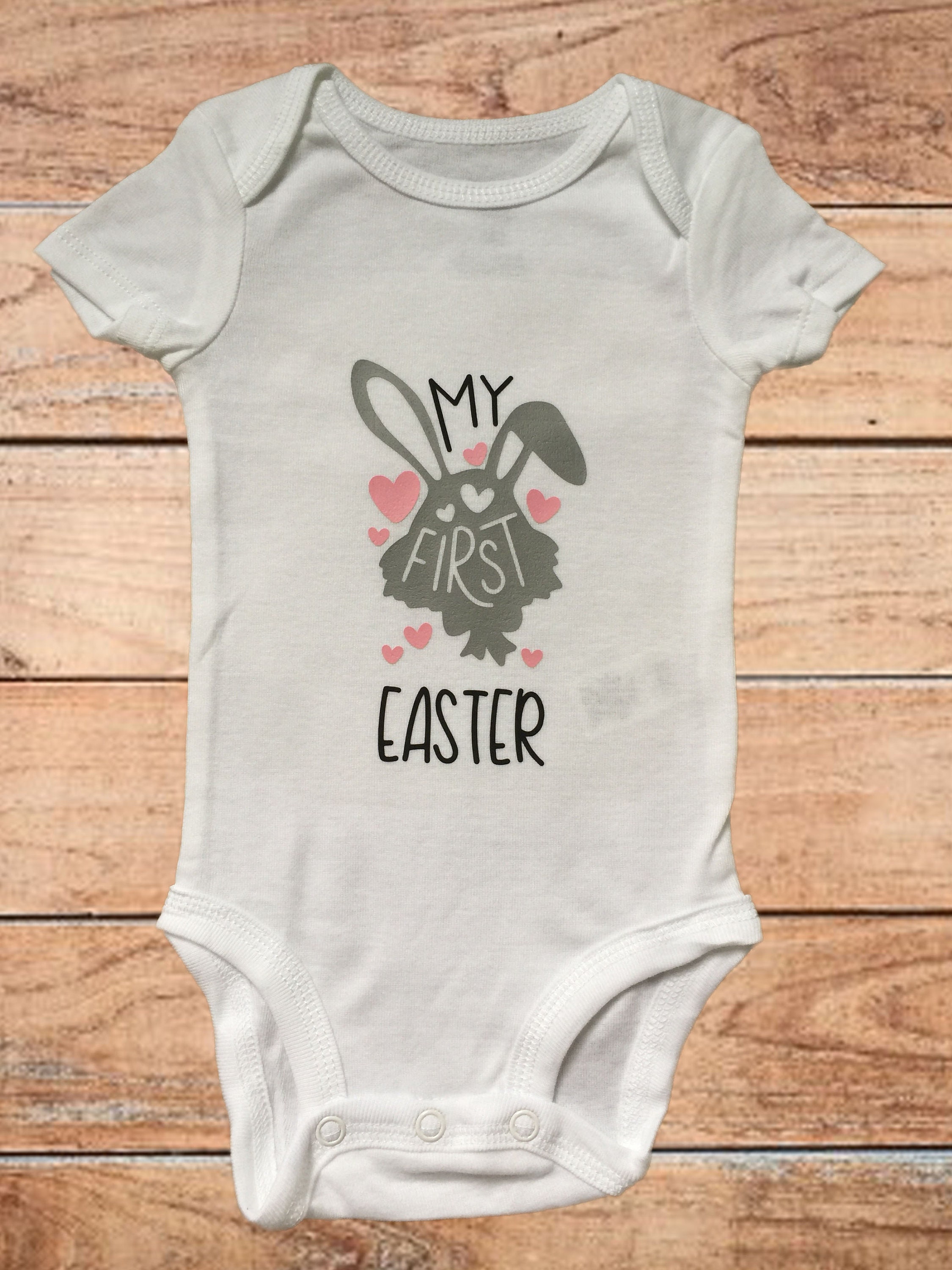 My First Easter Baby Girl Onesie Etsy