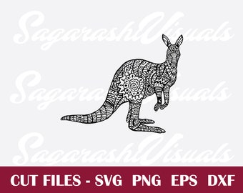 Download Kangaroo Mandala Svg Etsy