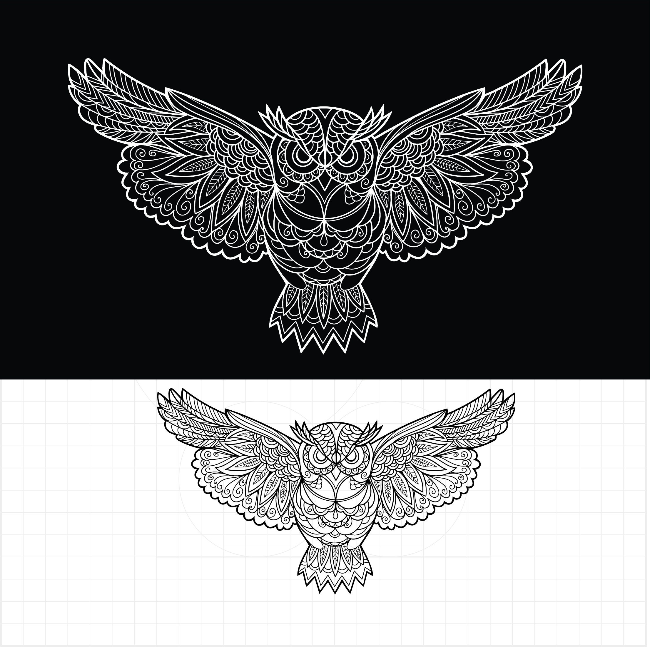 Download 18+ Free Mandala Owl Svg Background Free SVG files | Silhouette and Cricut Cutting Files