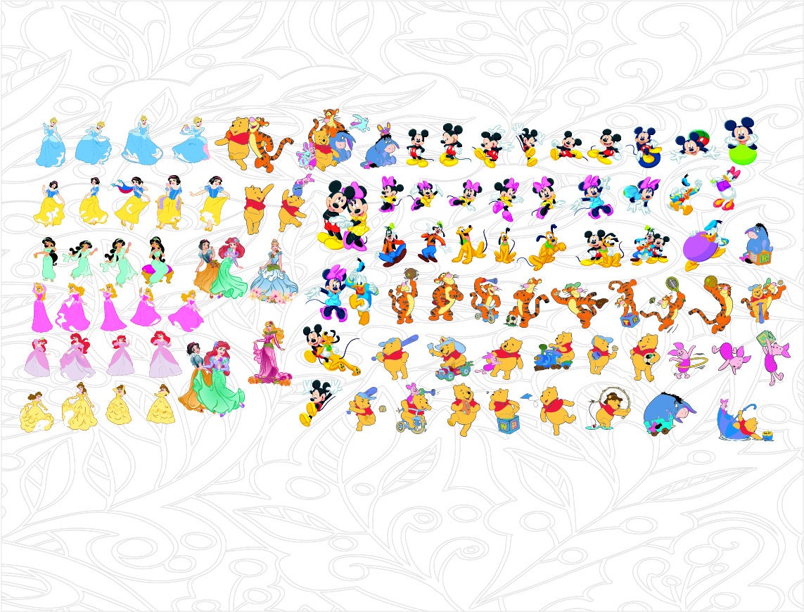 Download Disney Character Eps Disney Svg Files For Cricut