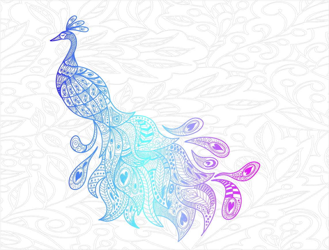 Download Zentangle Peacock svg file, Zentangle svg, Zentangle ...