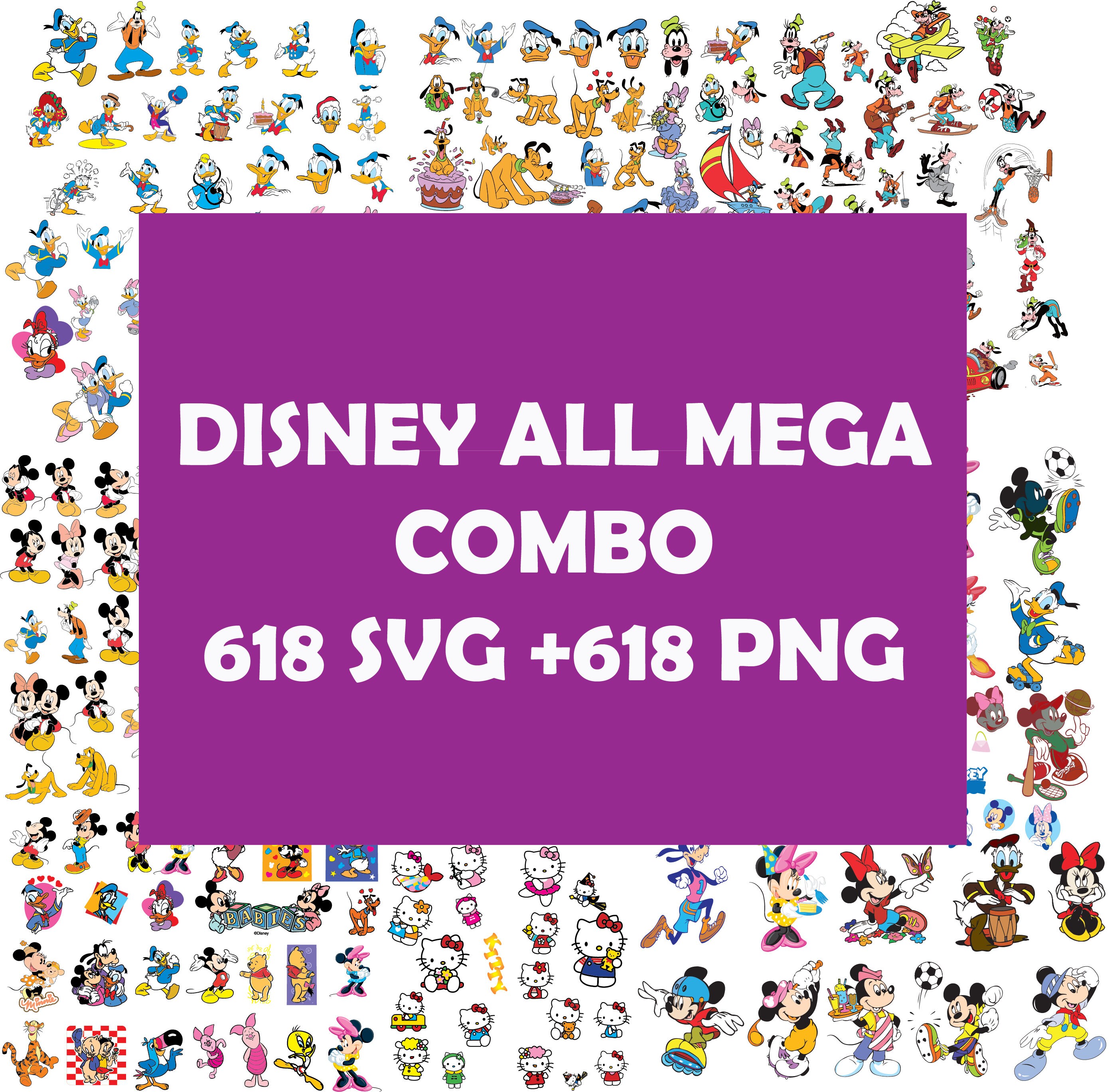 Download 618 Disney Character Svg Mega Combo 618 Disney Character Svg Etsy