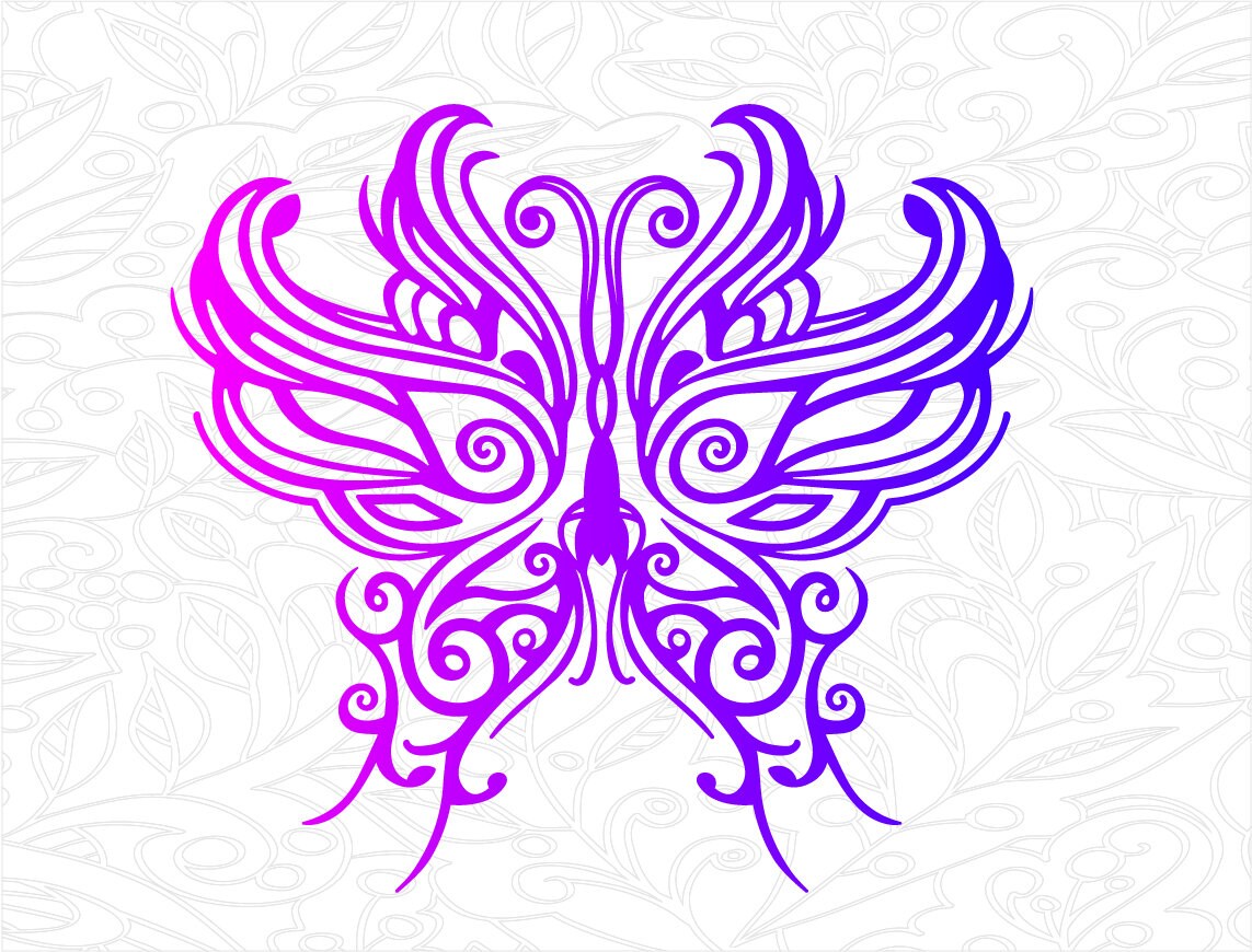 Download Butterfly Svg File Zentangle Butterfly Svg Files Mandala Svg Etsy
