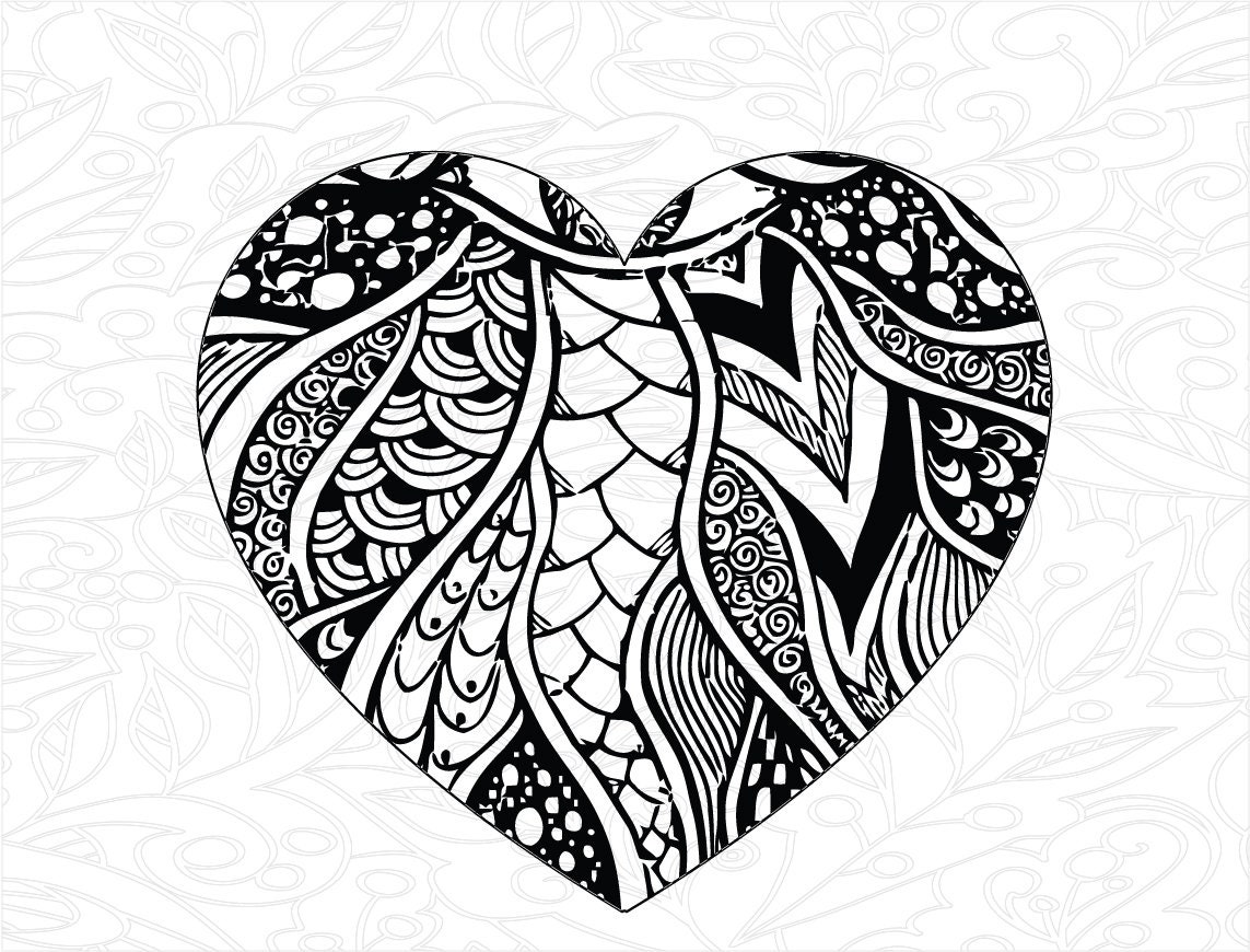 Download Heart Mandala Svg Heart Mandala Svg Files Cricut Patterns Heart Mandala Patterns Cricut Vinyl Madala Svg Heart Svg For Cricut