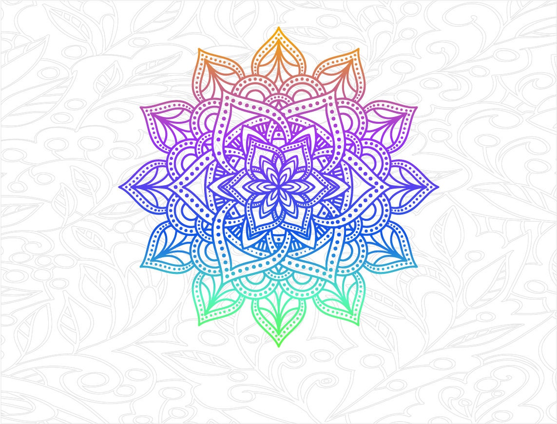 Download Mandala Svgmandala Svg For Cricutmandala Svg Imagesmandala Etsy