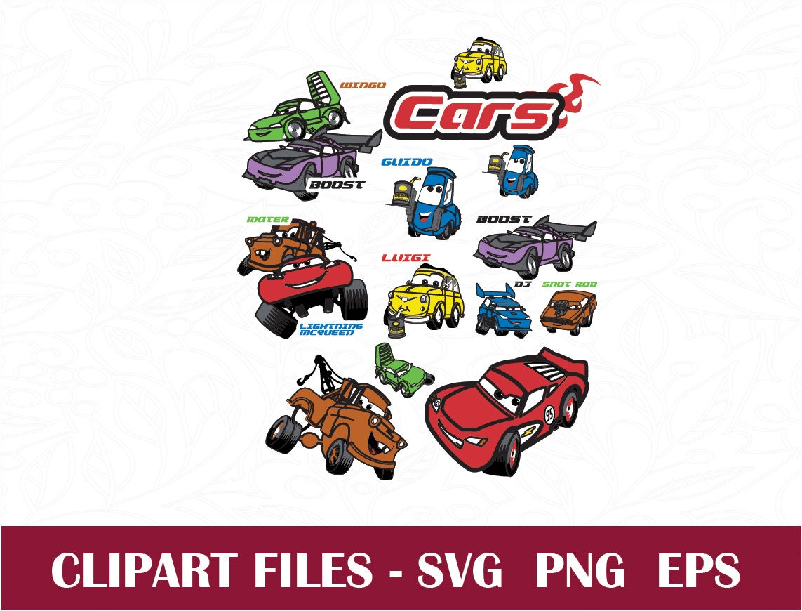 Download Disney Svg Disney Cars Svg 13 Disney Cars Png Clipart 13 Etsy