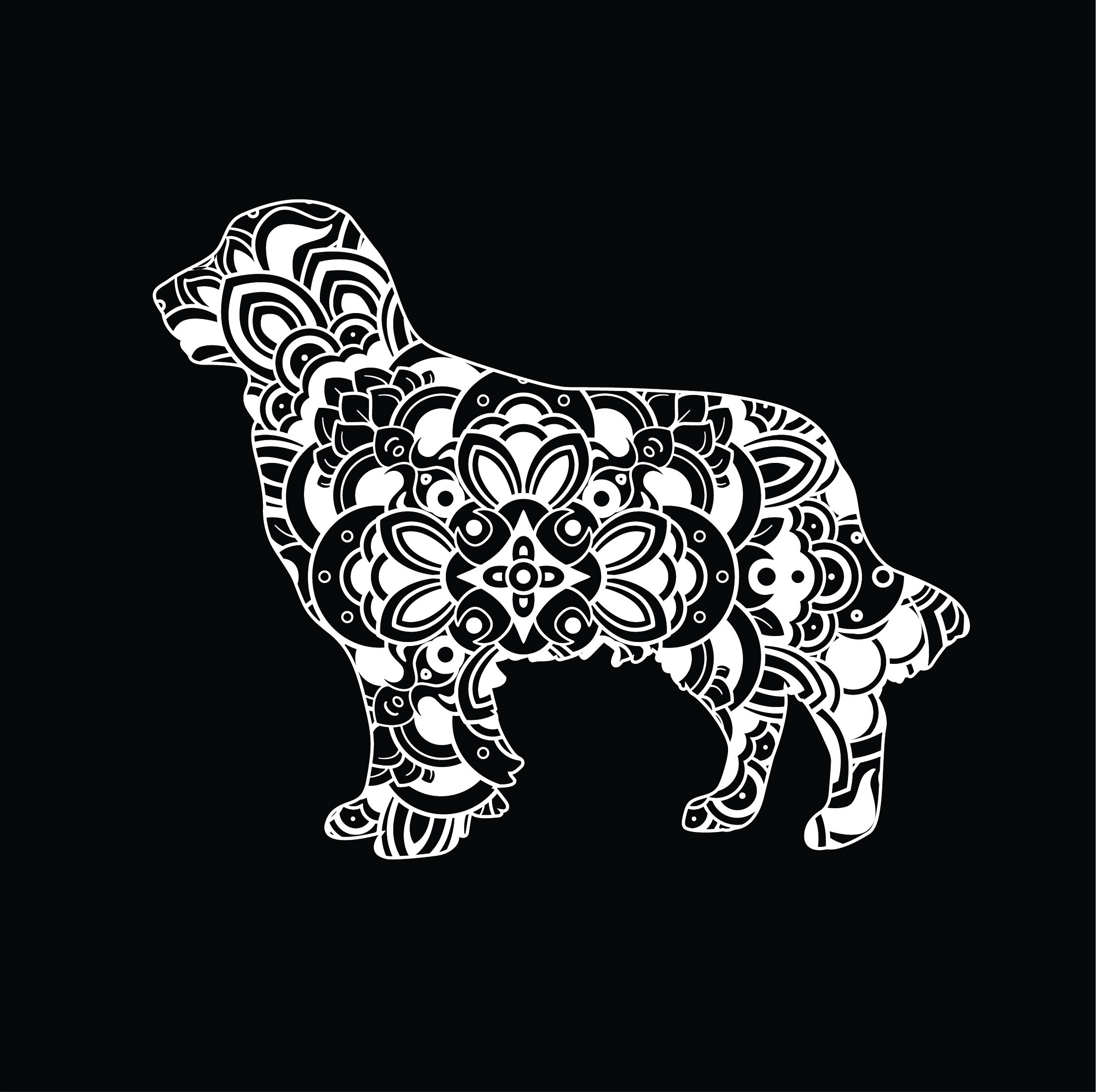 Download Dog svg, zentangle svg, mandala svg, Dog mandala svg, Dog ...