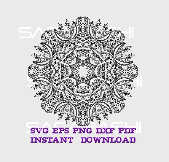 Download Mandala Svgmandala Svg For Cricutmandala Svg Imagesmandala Etsy PSD Mockup Templates
