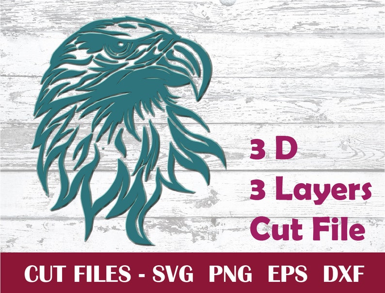 Download Eagle SVG 3 Layer 3D Eagle SVG 3 Layer 3D Eagle Cut Files ...