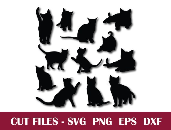 Download Catsvg Cat Shape For Cricutcat Cat Stencilcat Svgcat Svg Etsy 3D SVG Files Ideas | SVG, Paper Crafts, SVG File