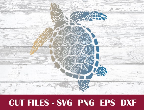 Download Sea Turtle Svg Turtle Svg Turtle Mandala Turtle Mandala Etsy