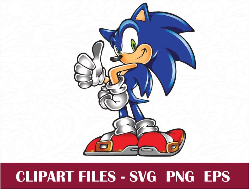 Download Sonic SVG Vector Clipart Sonic Hedgehog Cut Files For ...