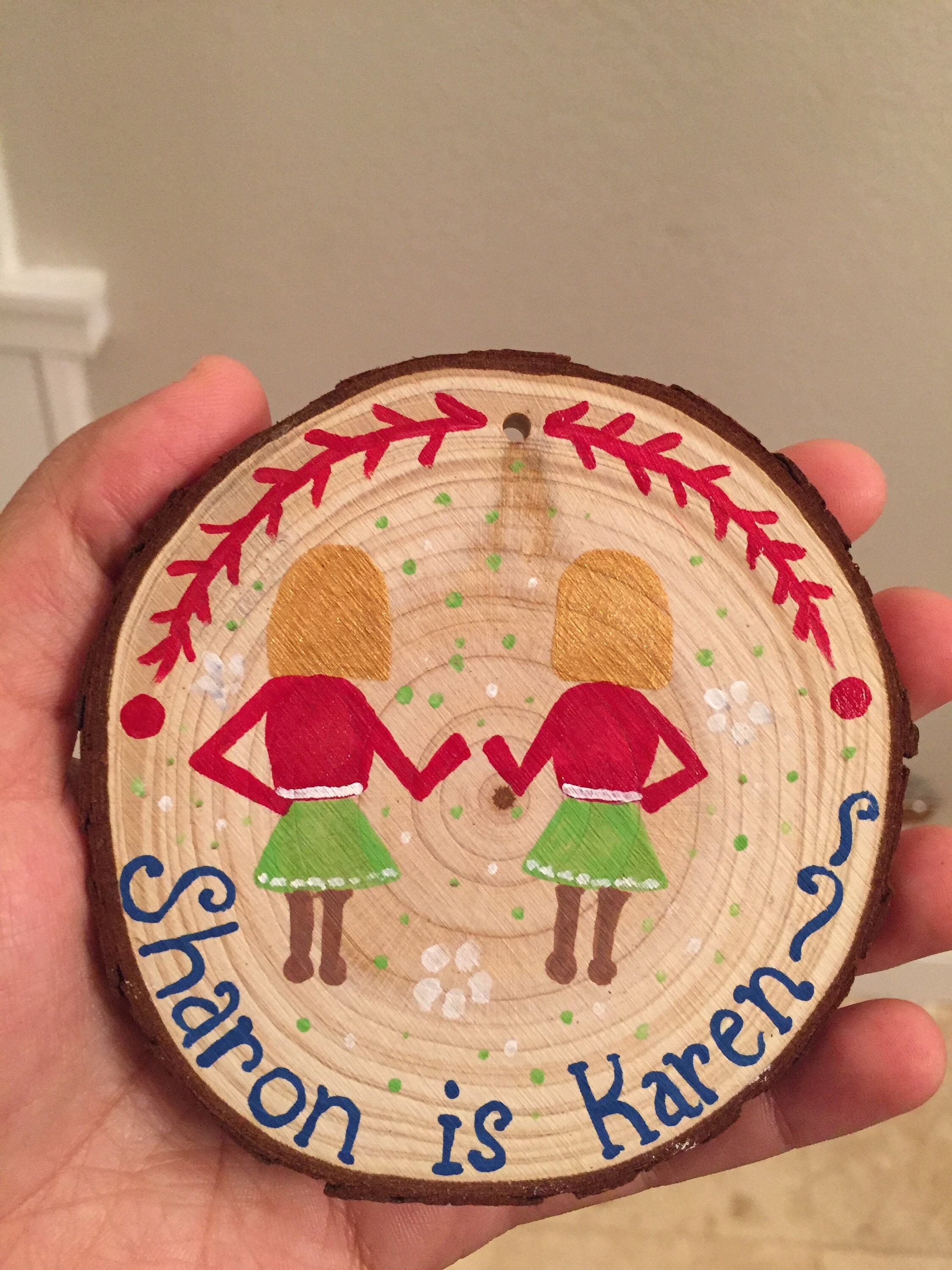 Karen Gifts Pun Gifts Sharing is Caring but Sharon is Karen Sharon Gifts Cliche Puns Funny Ornaments Sharon is Karen Gifts Handmade