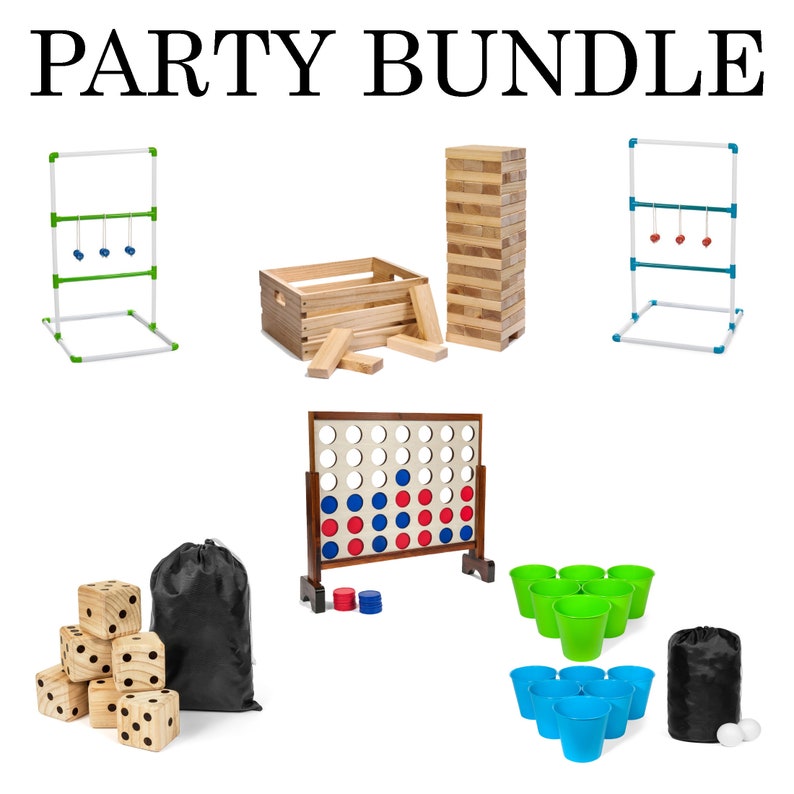 Giant Lawn Game Party Bundle With Free Shipping Etsy