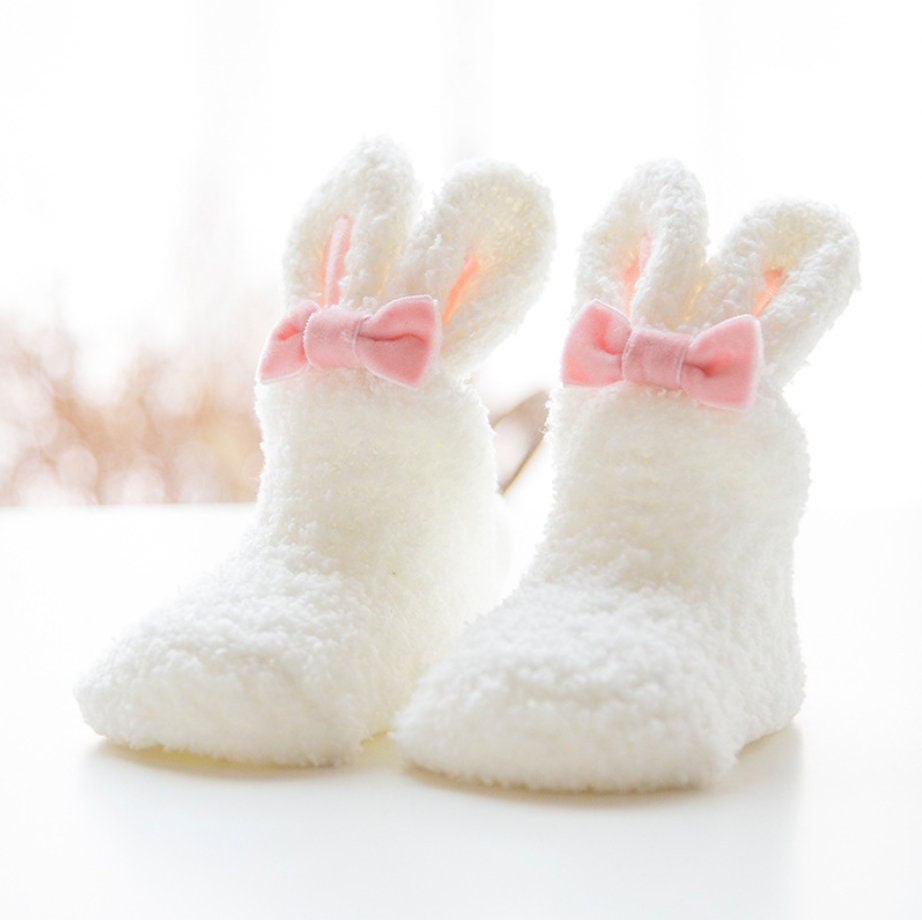 Bunny Ears baby toddler Socks Easter Socks Cute Baby Socks Etsy