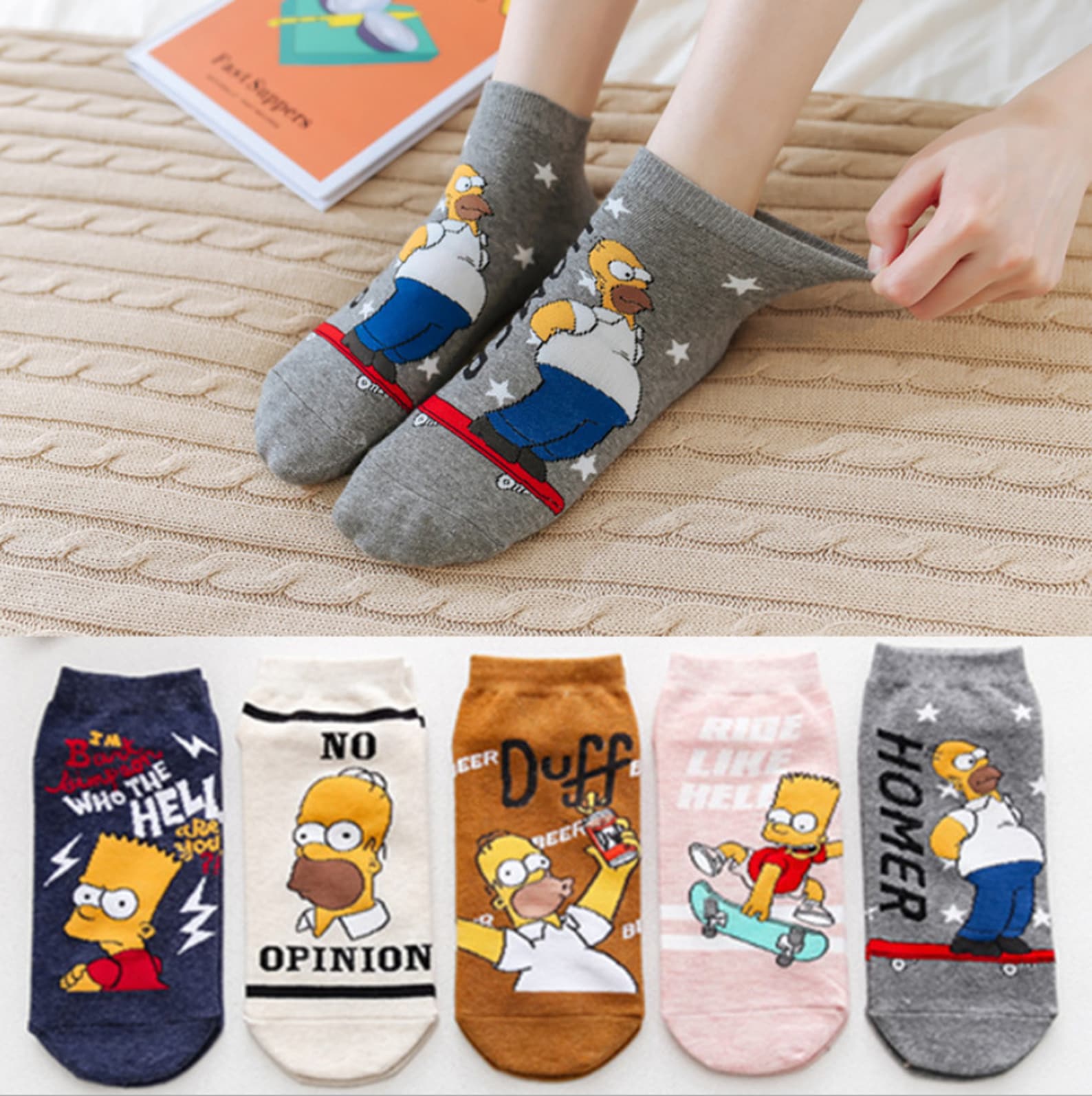 Buy Simpsons Socks Now & Save! - 9wxiasn