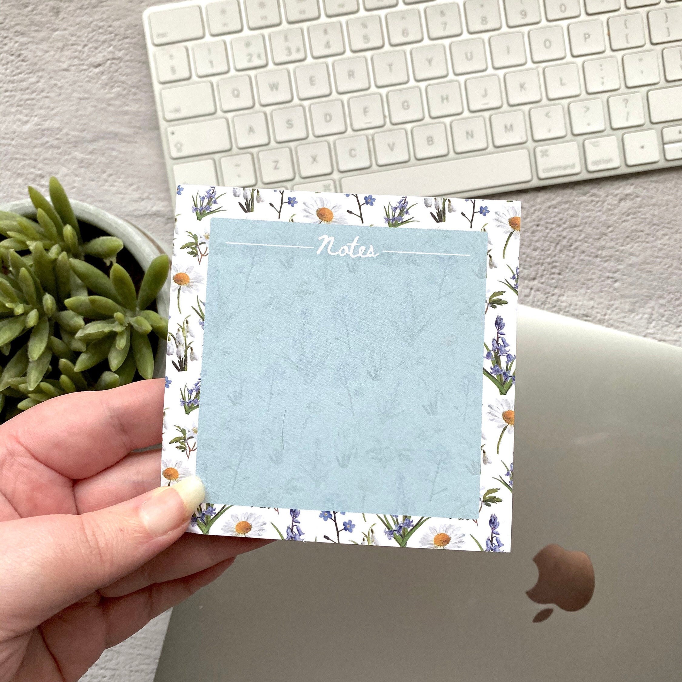 Floral A4 Weekly Desk Pad - Weekly Planner Notepad - Tear off Desk Pad ...