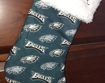 Philadelphia Eagles 2022 Super Bowl Lii Champions Team Colors Christmas Stocking Philadelphia Eagles Christmas Stocking | Etsy