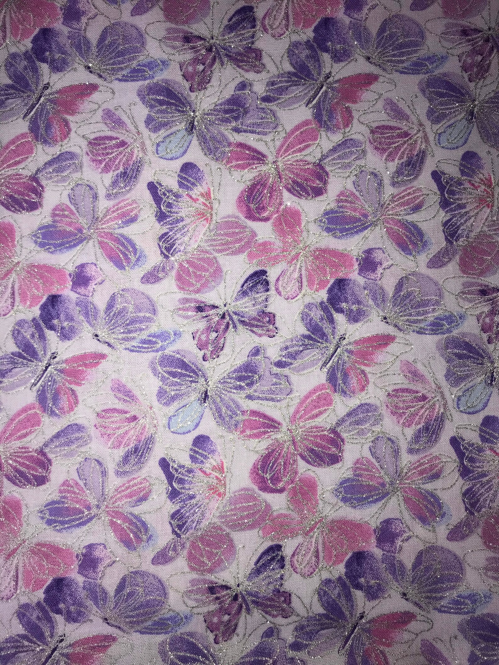 Download Dragonflies or Butterflies on purple Double Layer Cotton ...
