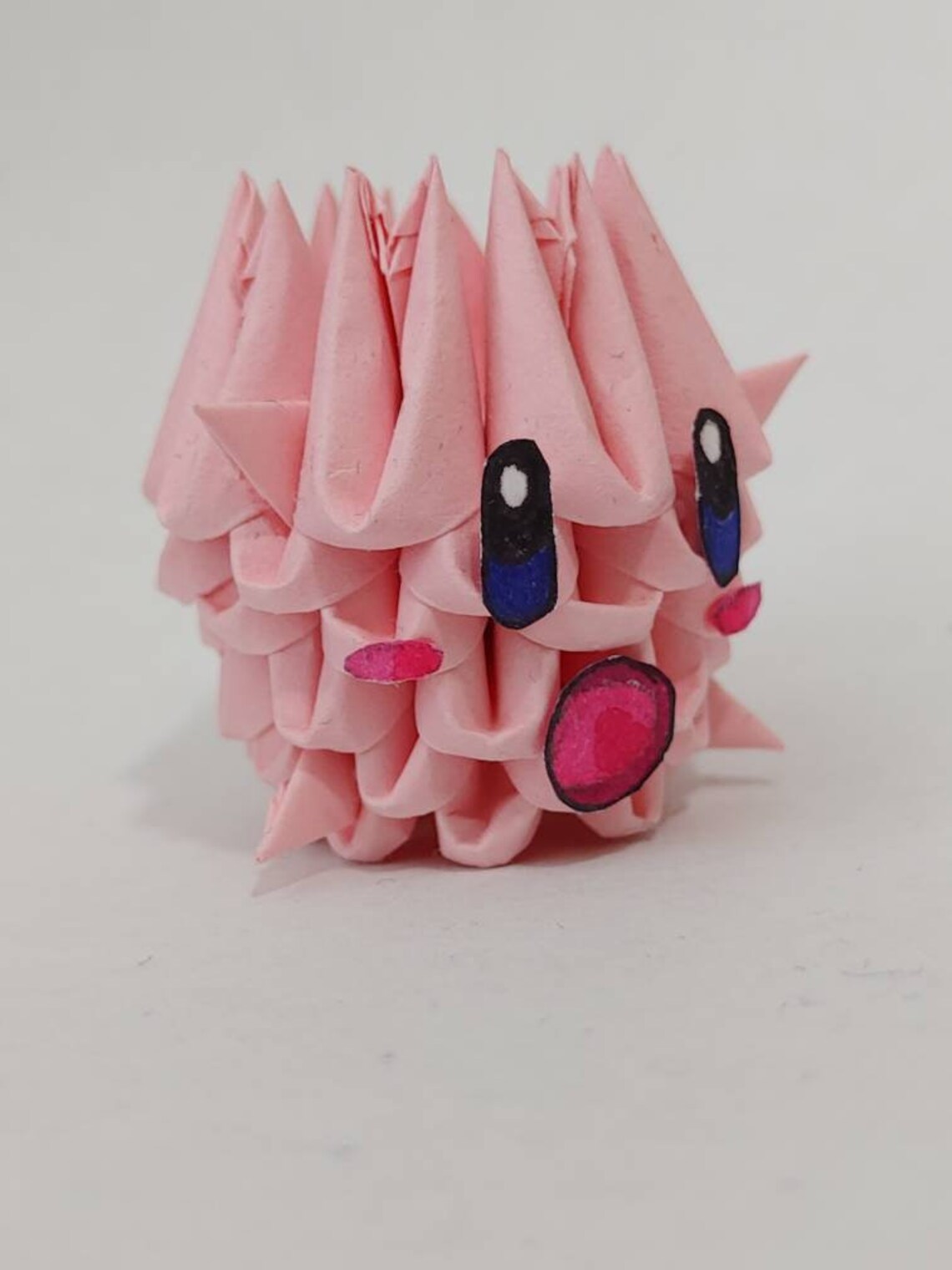 3D Origami Mini Kirby Model Etsy