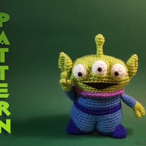 Toy Story Alien Pattern - Green Alien Plushie