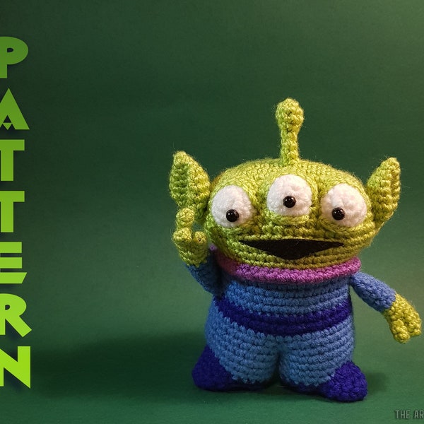 Toy Story Alien Pattern - Green Alien Plushie