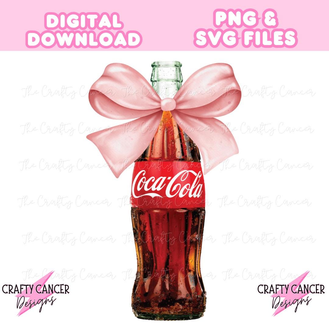 Vintage Coke Bow SVG, PNG Image, Digital Download - Etsy Canada