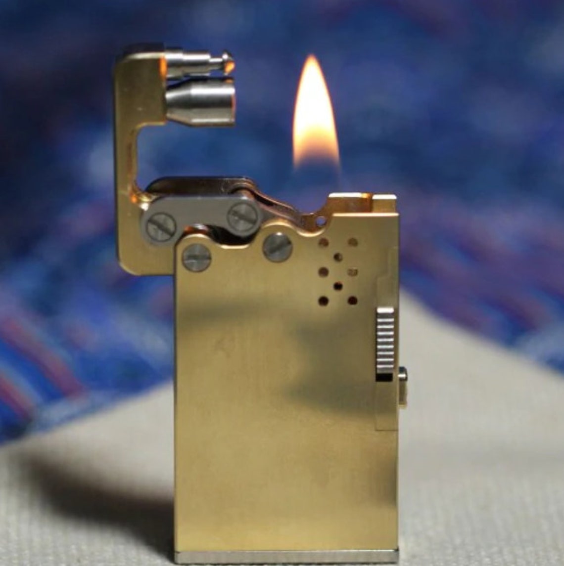 Automatic Brass Handmade Vintage Lighter Etsy