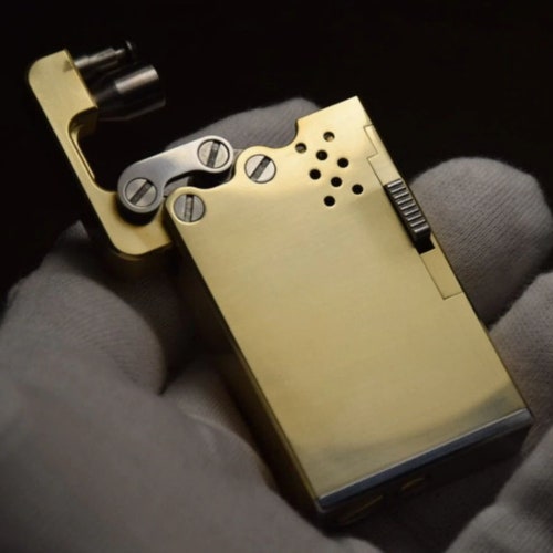 Classic Vintage Brass Lighter Etsy