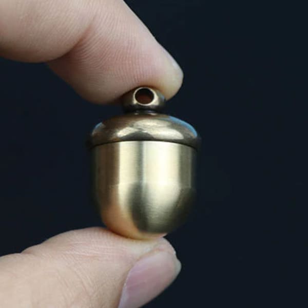 Waterproof Pocket pill case Mini Brass